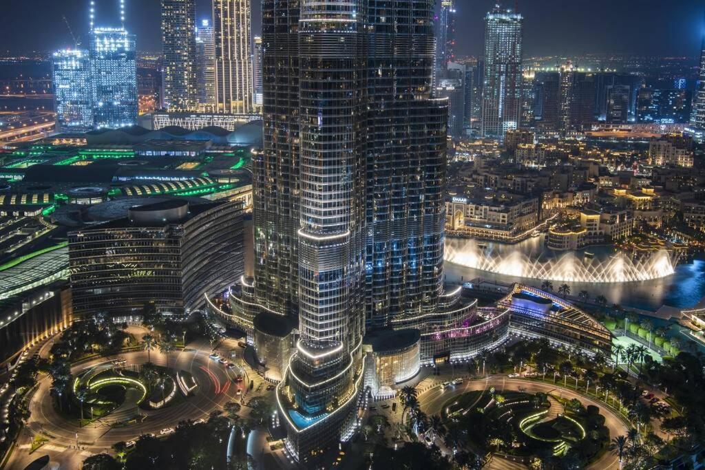 First Class 3Br With Full Burj Khalifa And Fountain View Dubai Exterior foto